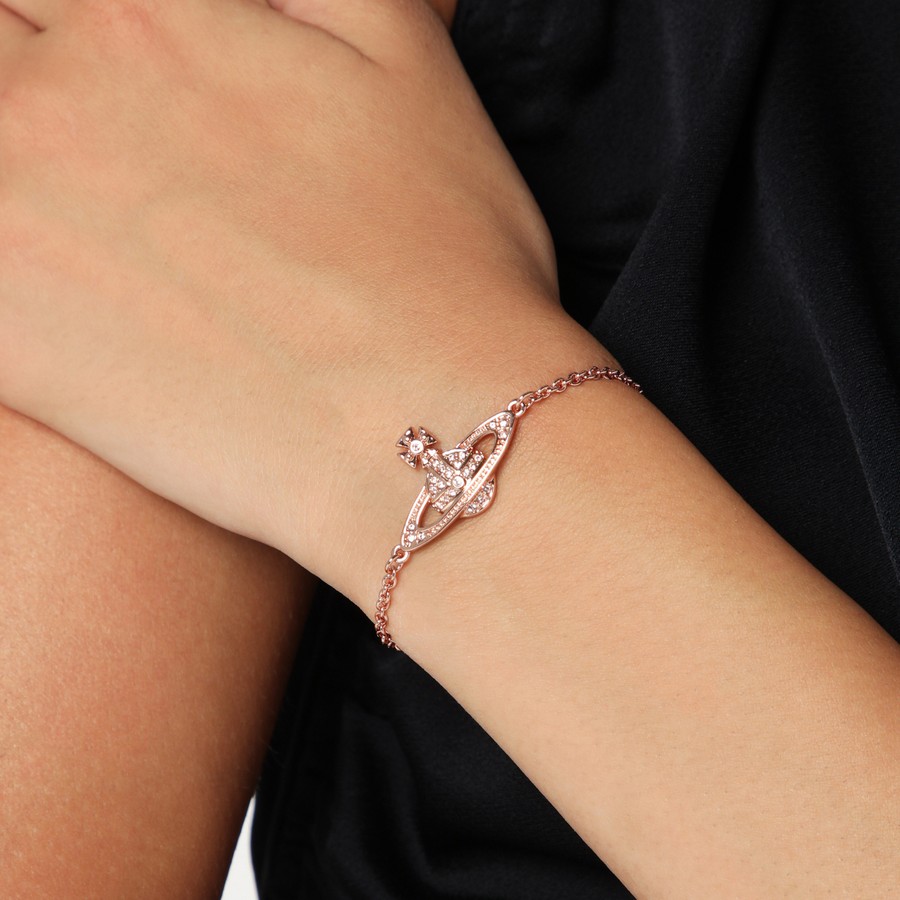アクセサリーその他 Vivienne Westwood Mini Bas Relief Chain Bracelet in rose gol Vivienne Westwood Mini Bas Relief Chain Bracelet in rose