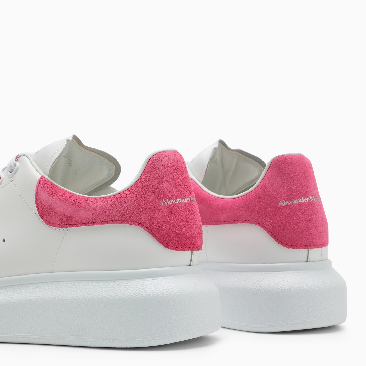 Alexander McQueen Sneaker Oversize bianca e rosa TheDoubleF