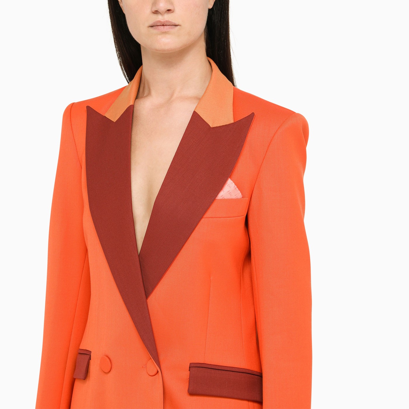 Hebe Studio Orange Bianca suit | TheDoubleF