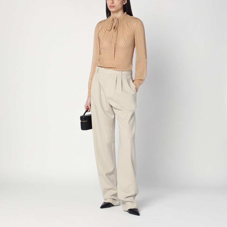 ボトムスその他 Saint Laurent Beige wool trousers Saint Laurent Beige wool trousers | TheDoubleF