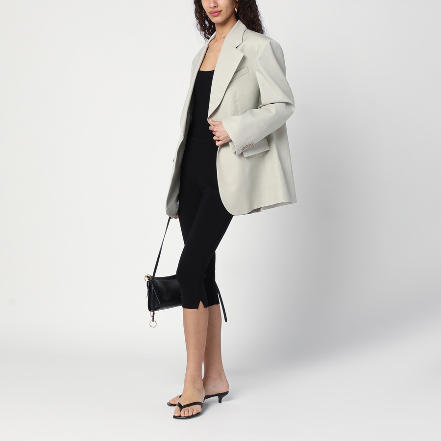アウターその他 PAROSH Women Outer D420326CO Grey P.A.R.O.S.H. Greige jacket in linen blend | TheDoubleF