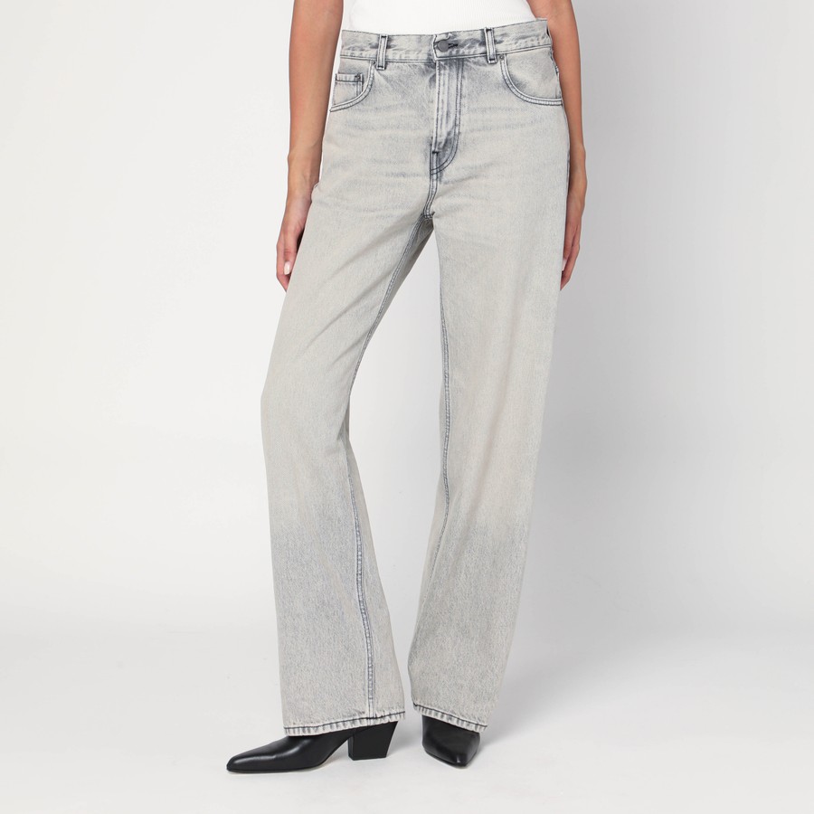 ボトムスその他 HAIKURE Wide pearl grey washed effect jeans HAIKURE Wide pearl grey washed effect jeans | TheDoubleF
