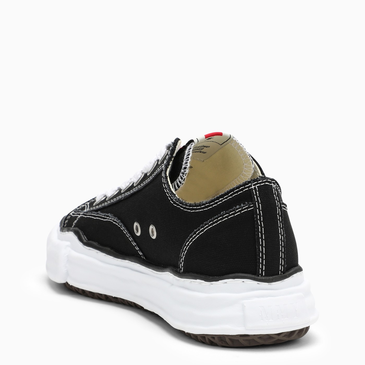 Maison MIHARA YASUHIRO Sneaker Low Peterson noir en toile TheDoubleF