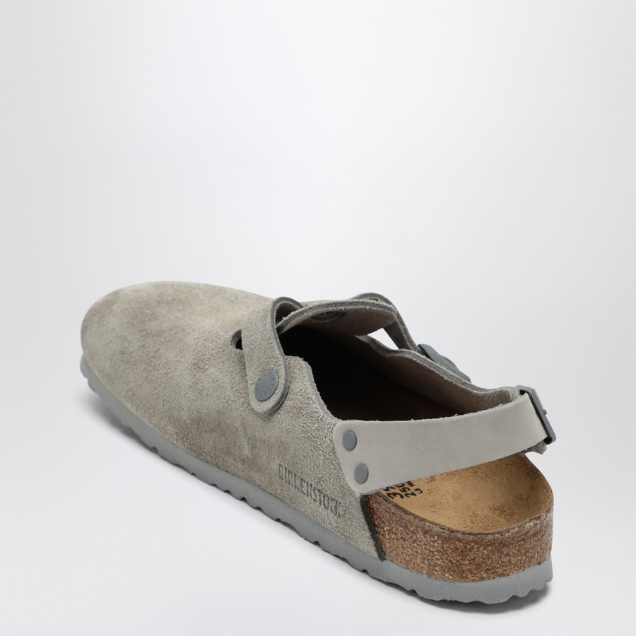 サンダル・ミュール Birkenstock Stone Grey Suede Tokyo Slipper Birkenstock Stone grey suede Tokyo slipper | TheDoubleF