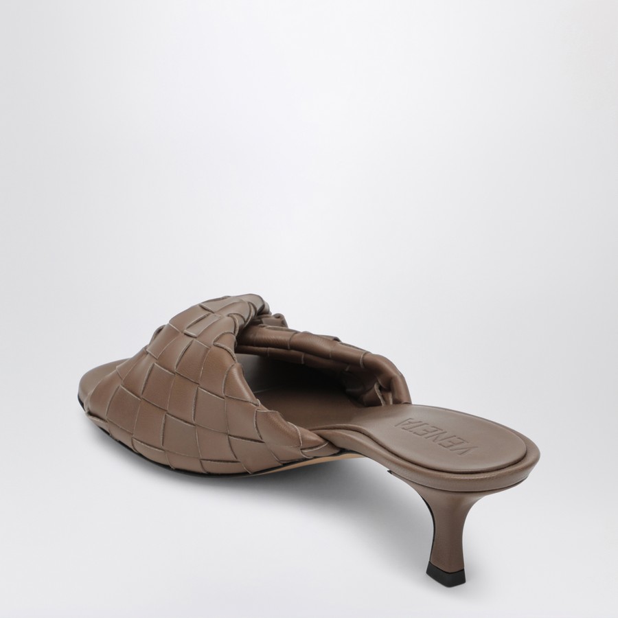 Bottega Veneta Brown Blink Mule Sandal in Braided | TheDoubleF