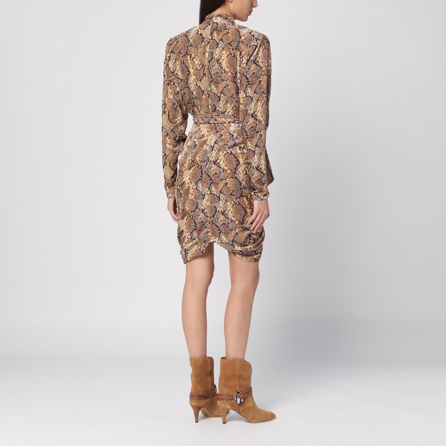 【送料&関税込】Isabel Marant cleora Dress Cleora Dress in Leopard