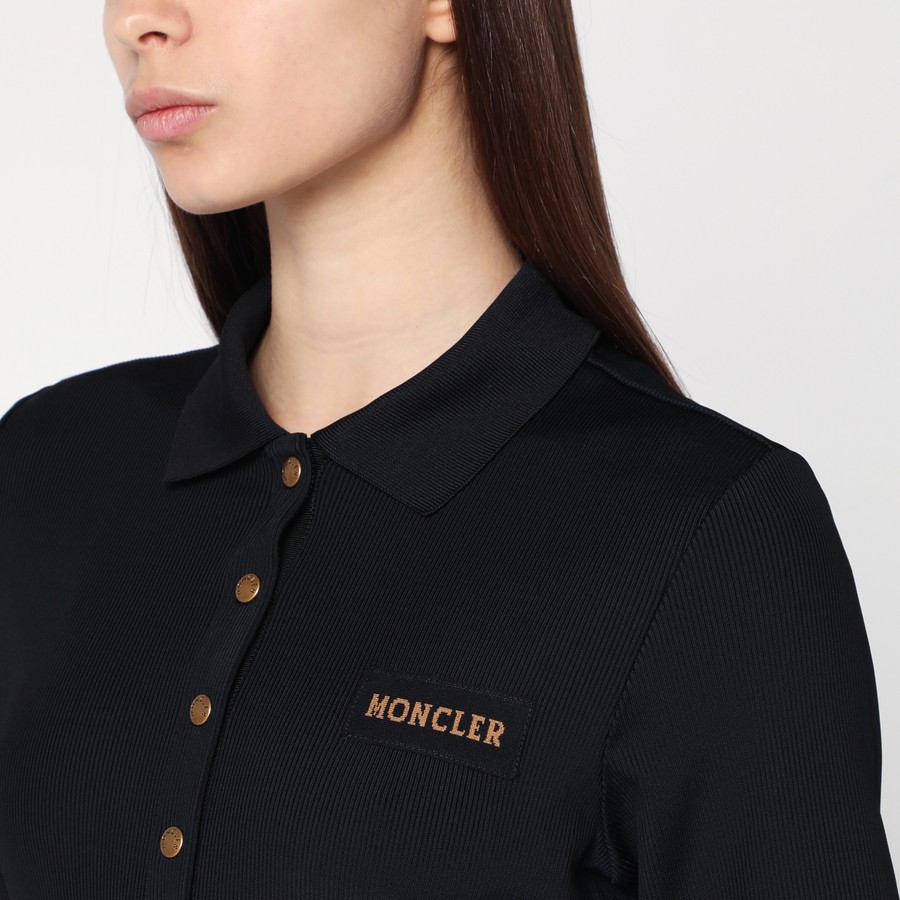 ワンピースその他 MONCLER Women Dresses 8I000 2389AYT Black Moncler Black polo dress with logo | TheDoubleF
