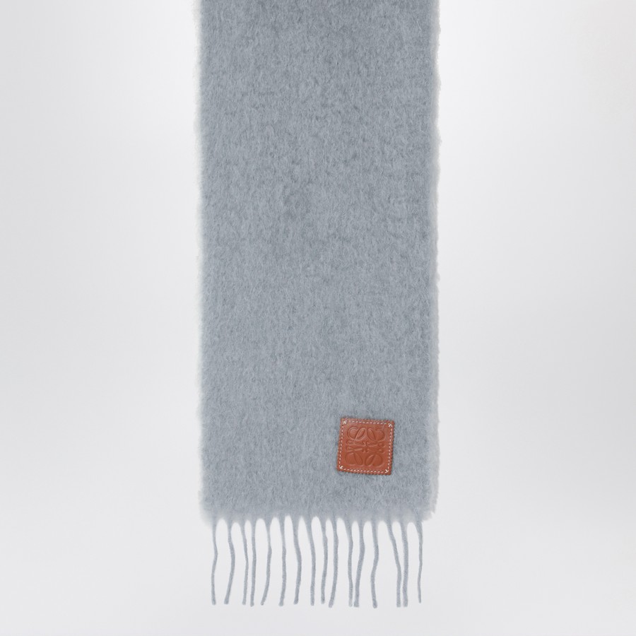 ボレロ・ショール Loewe Light grey mohair scarf 楽天市場】LOEWE ロエベ MOHAIR SCARF モヘア ストール マフラー