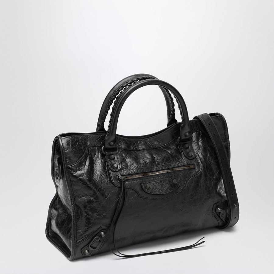 トートバッグ BALENCIAGA LeCity Medium ToteBag 8230582ABEK2221 Balenciaga Le City medium tote bag black | TheDoubleF