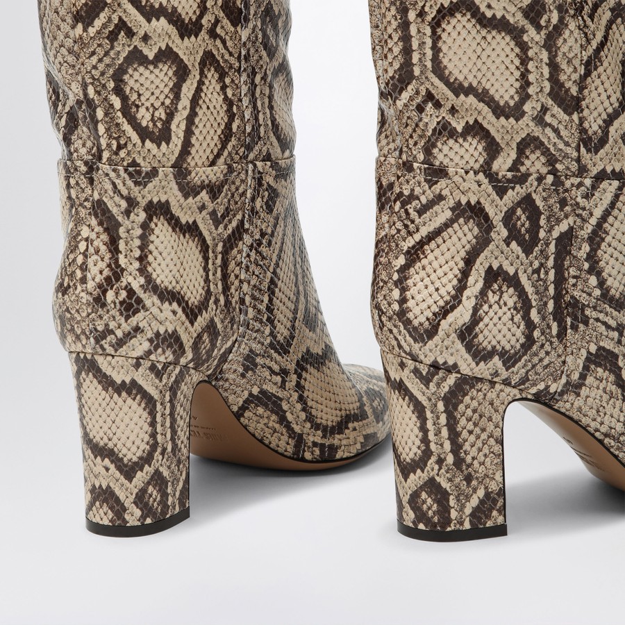 シューズ・サンダルその他 Paris Texas Lavinia boots in python-printed leather Paris Texas Women's Lavinia Boots In Python-printed Leather