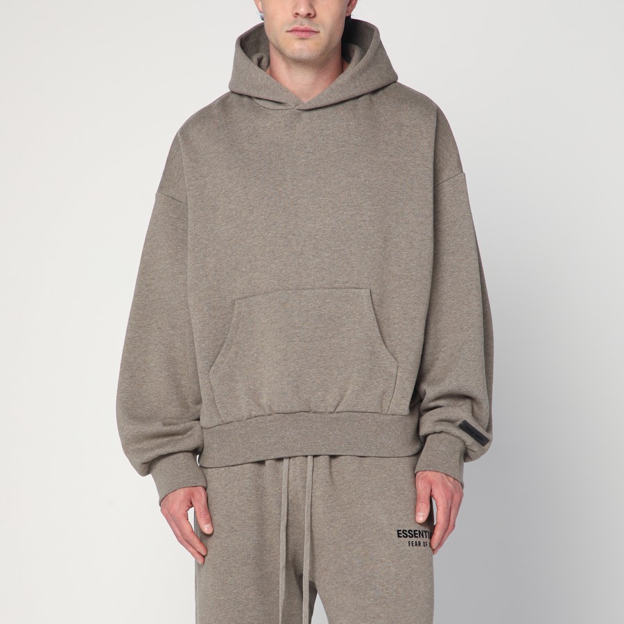 スウェット・トレーナー FEAR OF GOD FLEECE (192SP252051F) Fear of God Essentials Grey fleece cotton sweatshirt with
