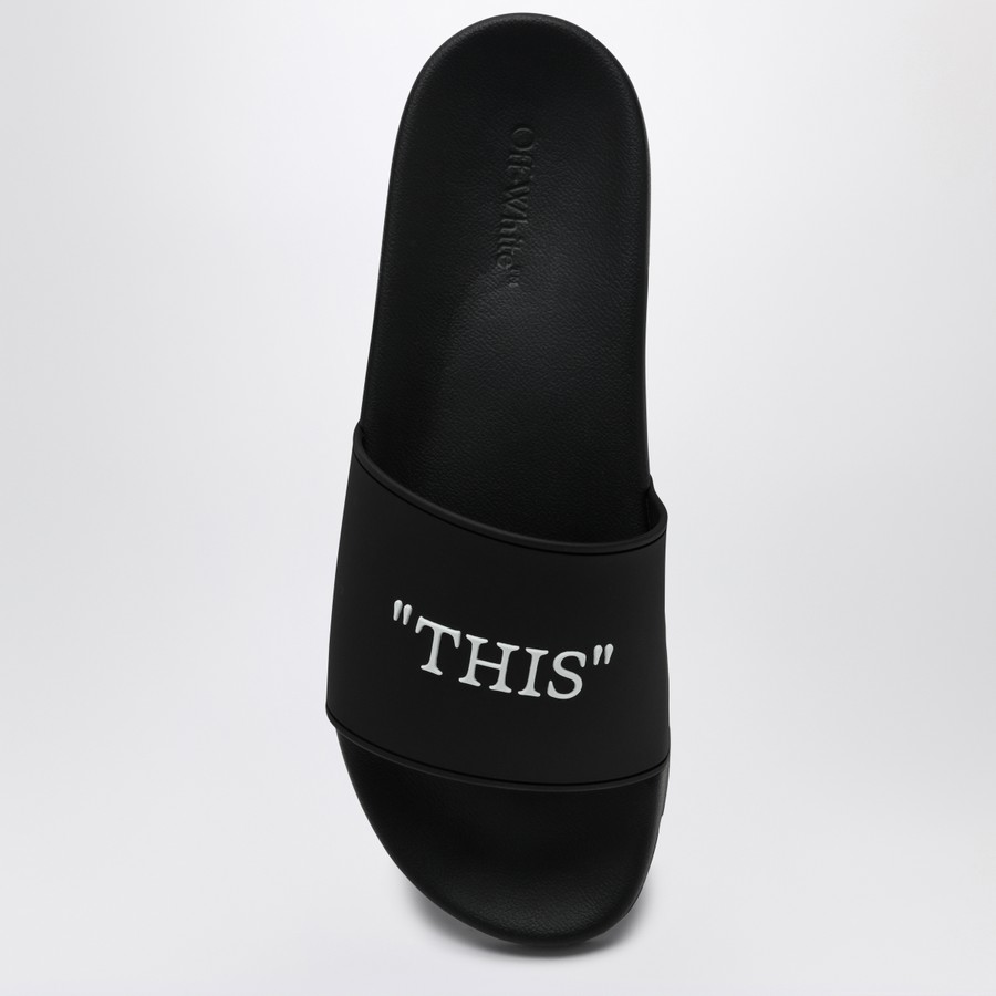 サンダル OFF WHITE Men Sandals OMIU003S25MAT001 1001 BLACK Off-White™ Black This That slides | TheDoubleF
