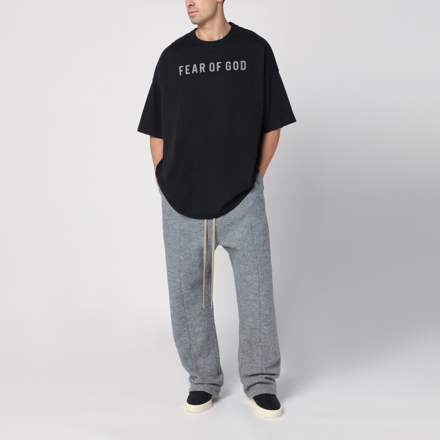 Fear of God Black T-shirt with logo | TheDoubleF