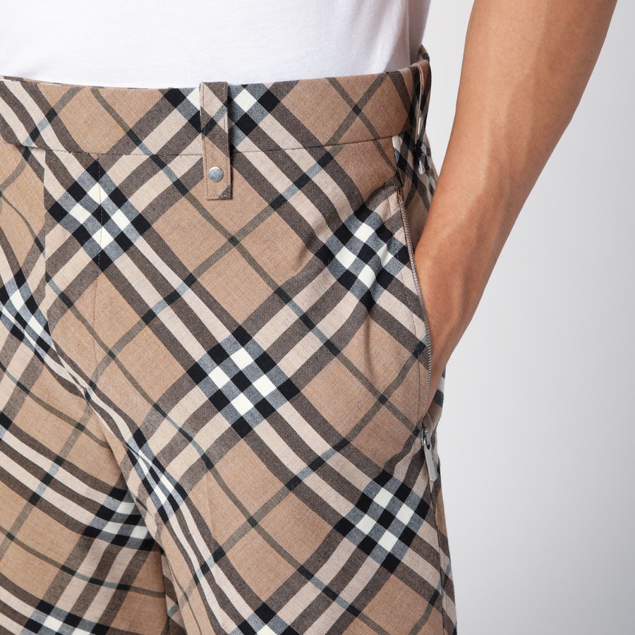 【関税&送料込】Burberry Pantalone In Lana BURBERRY - Pantaloni in lana | Leam Roma - Luxury Shopping