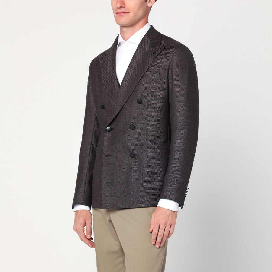 ジャケット TAGLIATORE Double-breasted jacket Tagliatore Brown wool double-breasted jacket | TheDoubleF