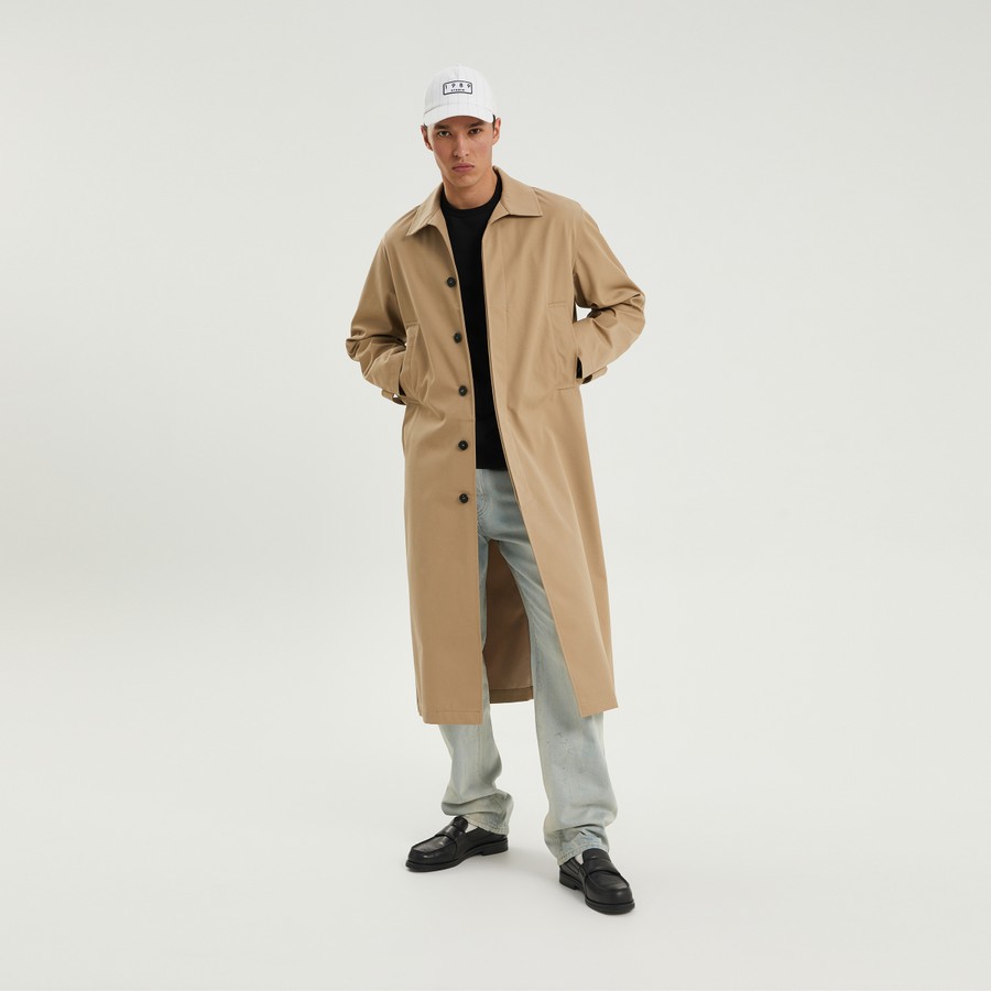 1989 STUDIO Mackintosh coat beige | TheDoubleF