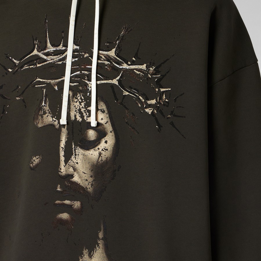 トップスその他 1989 STUDIO Hoodie Jesus dark brown 1989 STUDIO Hoodie Jesus dark brown | TheDoubleF
