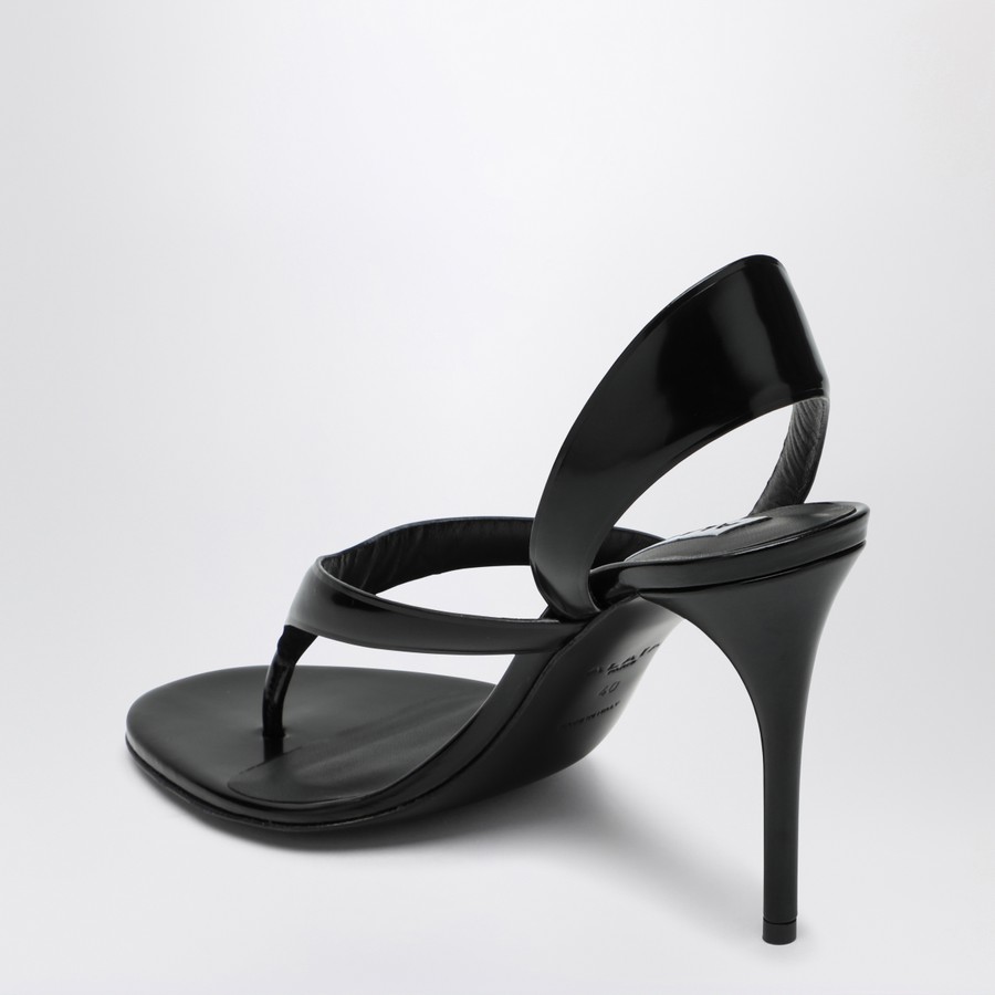 シューズ・サンダルその他 ALAIA Woman Heeled sandals Black AA3S122CK301 999 Black Thong Sandals | ALAIA - Antonia