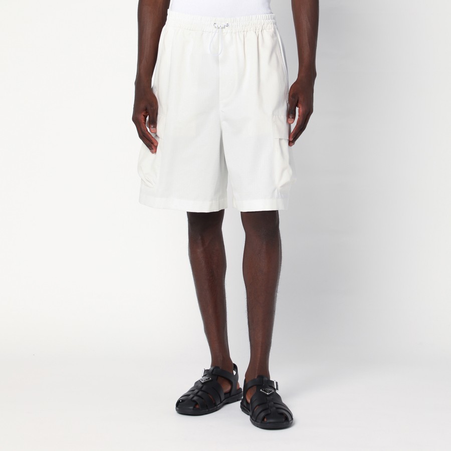 GUCCI White shorts in cotton poplin | TheDoubleF