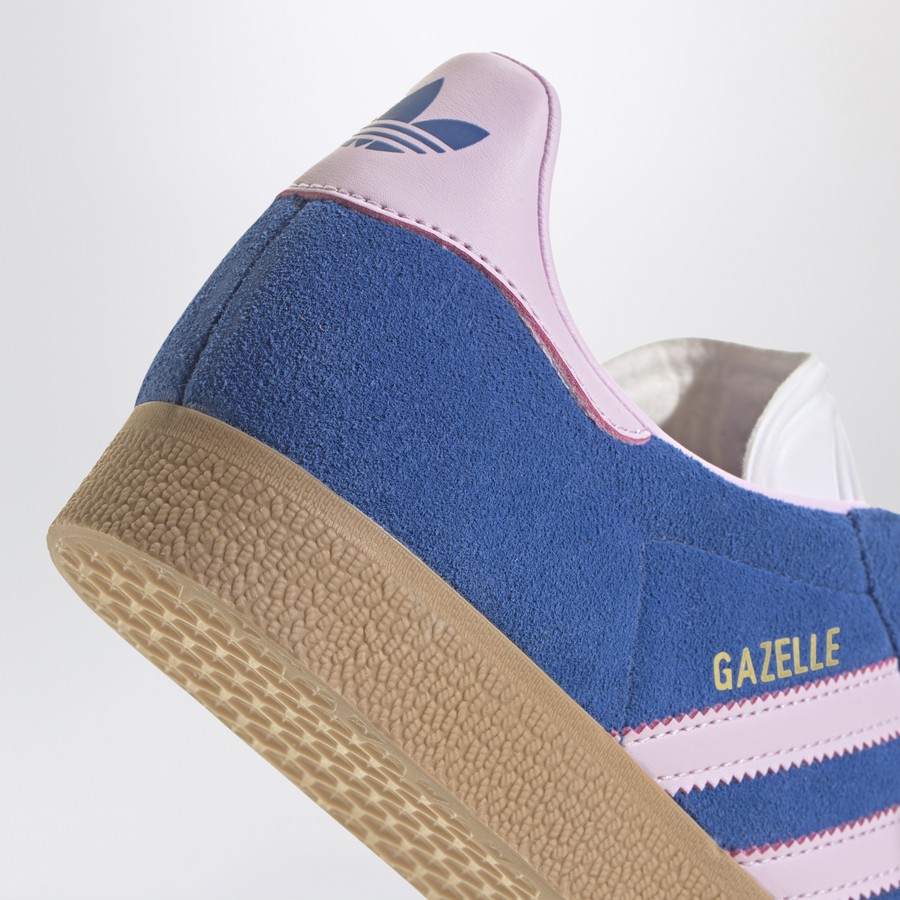 adidas Originals Gazelle Indoor blue/pink sneakers | TheDoubleF