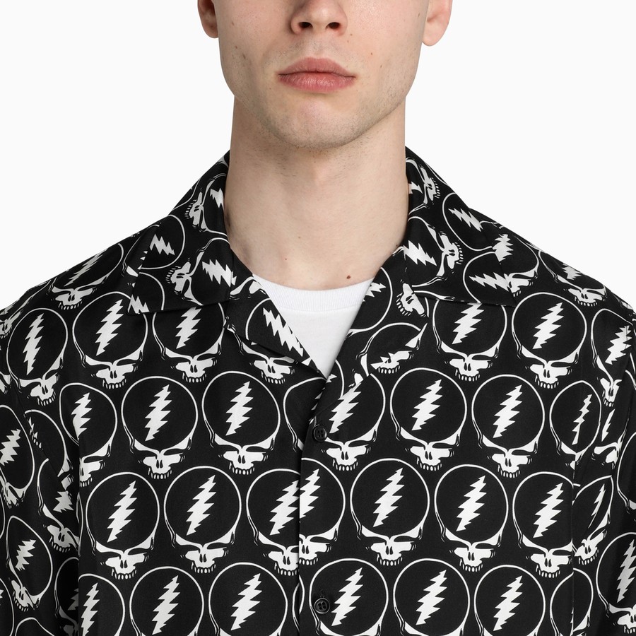 black and white amiri shirt
