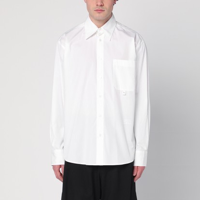 MM6 Maison Margiela White shirt in cotton | TheDoubleF