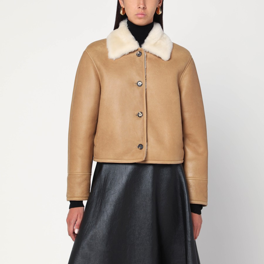 ジャケット Loewe Camel-coloured shearling jacket Loewe Camel-coloured shearling jacket | TheDoubleF