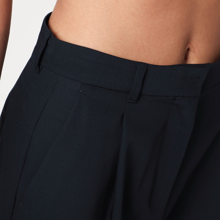 ボトムスその他 'S Max Mara Midnight blue crepe wool trousers S Max Mara Midnight blue crêpe wool trousers | TheDoubleF