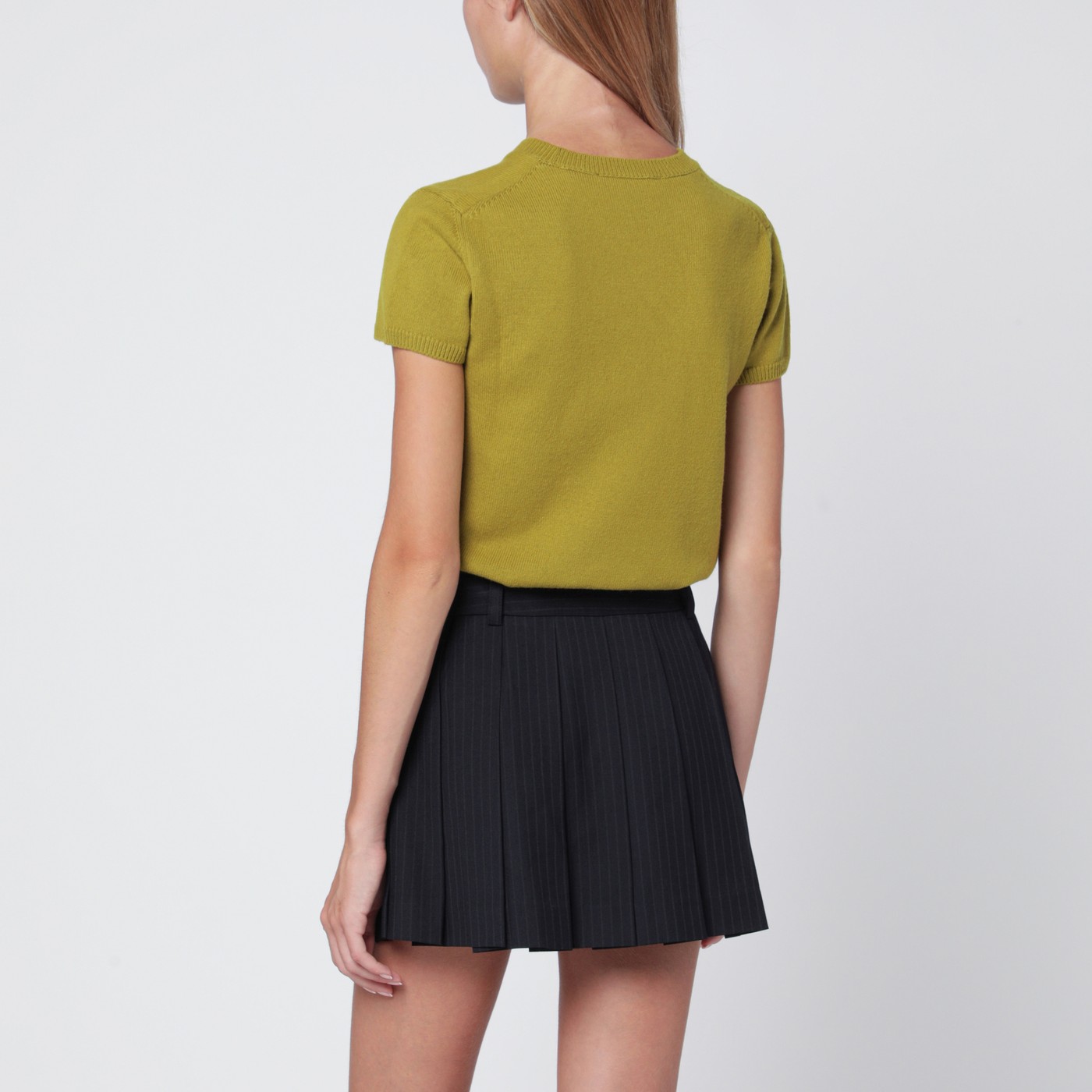 Dunst Olive green wool blend jumper TheDoubleF