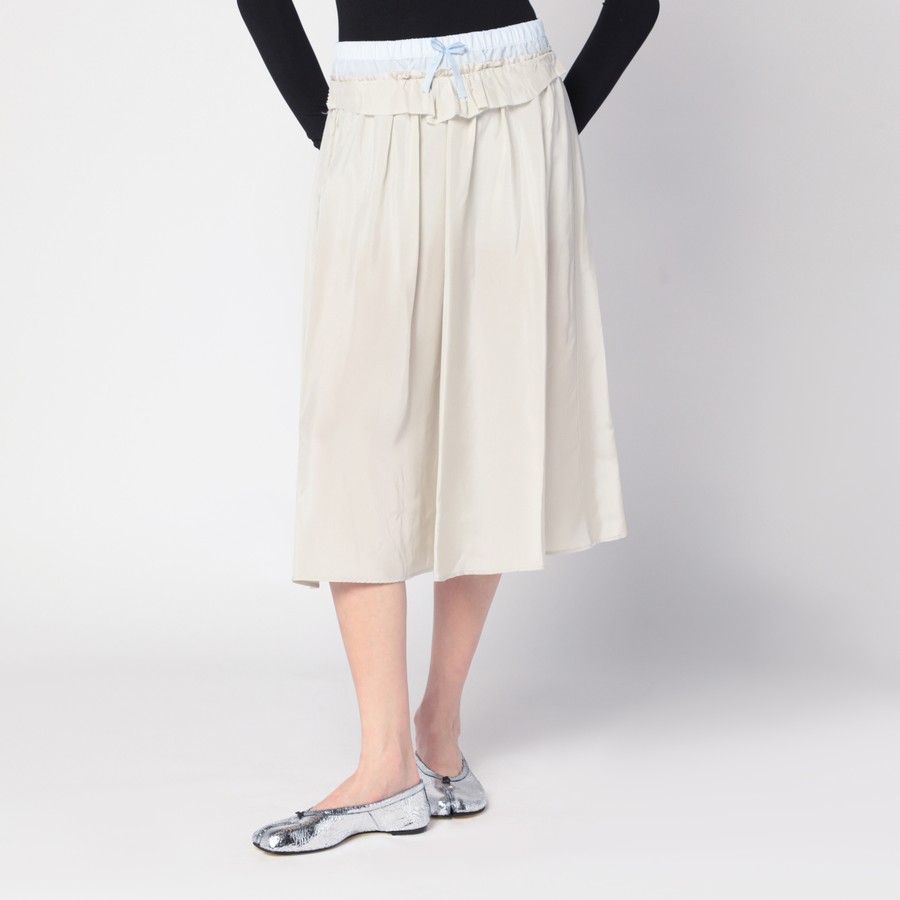 Maison Margiela Beige aloe Anonymity of the lining skirt
