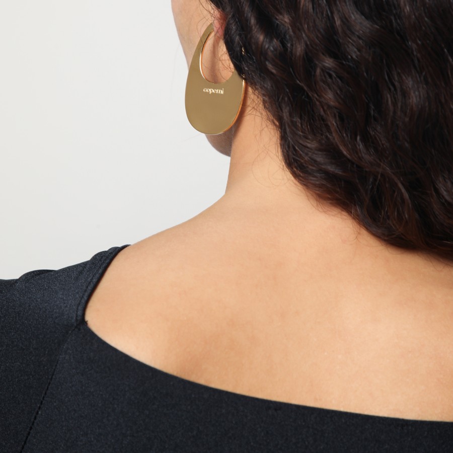 【関税&送料込】Coperni Large Golden Swipe Earrings Coperni Large golden Swipe earrings | TheDoubleF