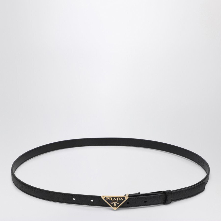 ベルト PRADA Woman Belt Black 1CC621053 F0002 Black Saffiano Leather Belt | PRADA