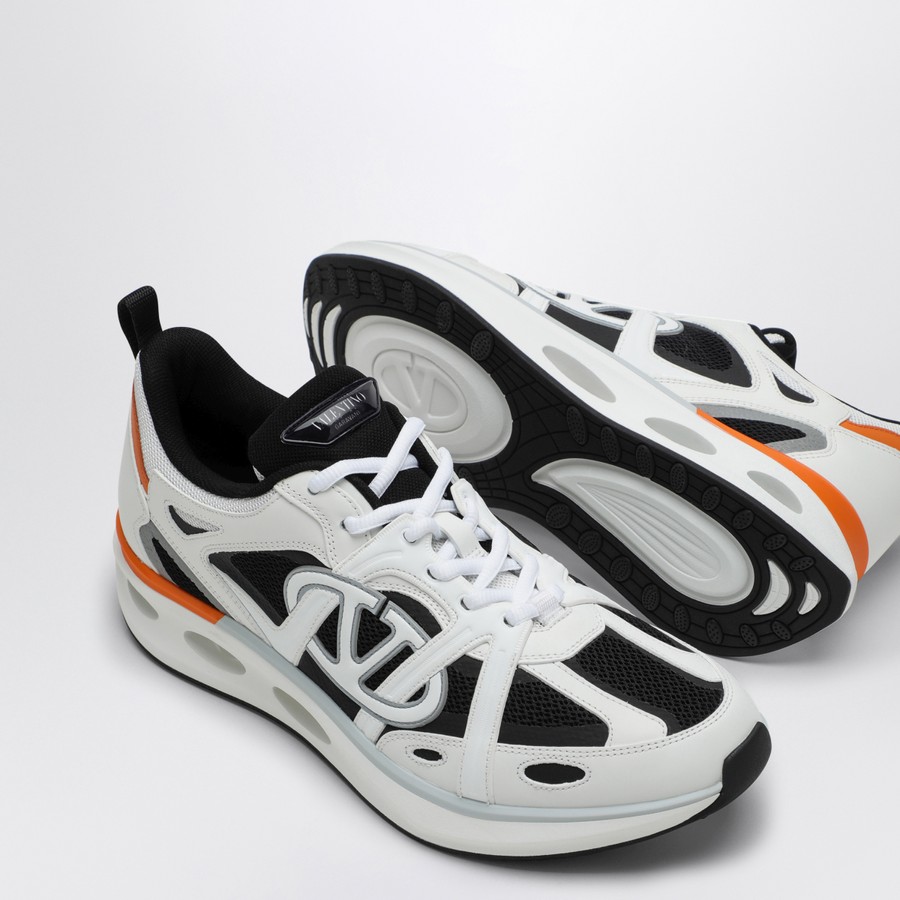 Valentino Garavani Vlogo Easyjog white/black/orange sneakers