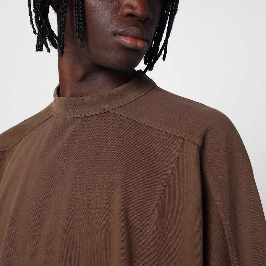 Tシャツ・カットソー ENTIRE STUDIOS Men T Shirts ES2487CO Brown Entire Studios Organic cotton brown T-shirt | TheDoubleF