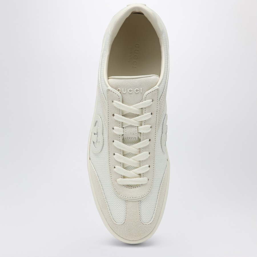 スニーカー GUCCI WHITE G75 SNEAKER IN SUEDE Men's G75 sneaker in white suede | GUCCI® US