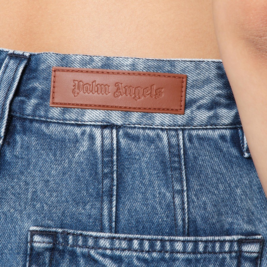 【関税&送料込】Palm Angels Baggy Jeans With Jungle Insert Palm Angels Baggy jeans with jungle insert | TheDoubleF