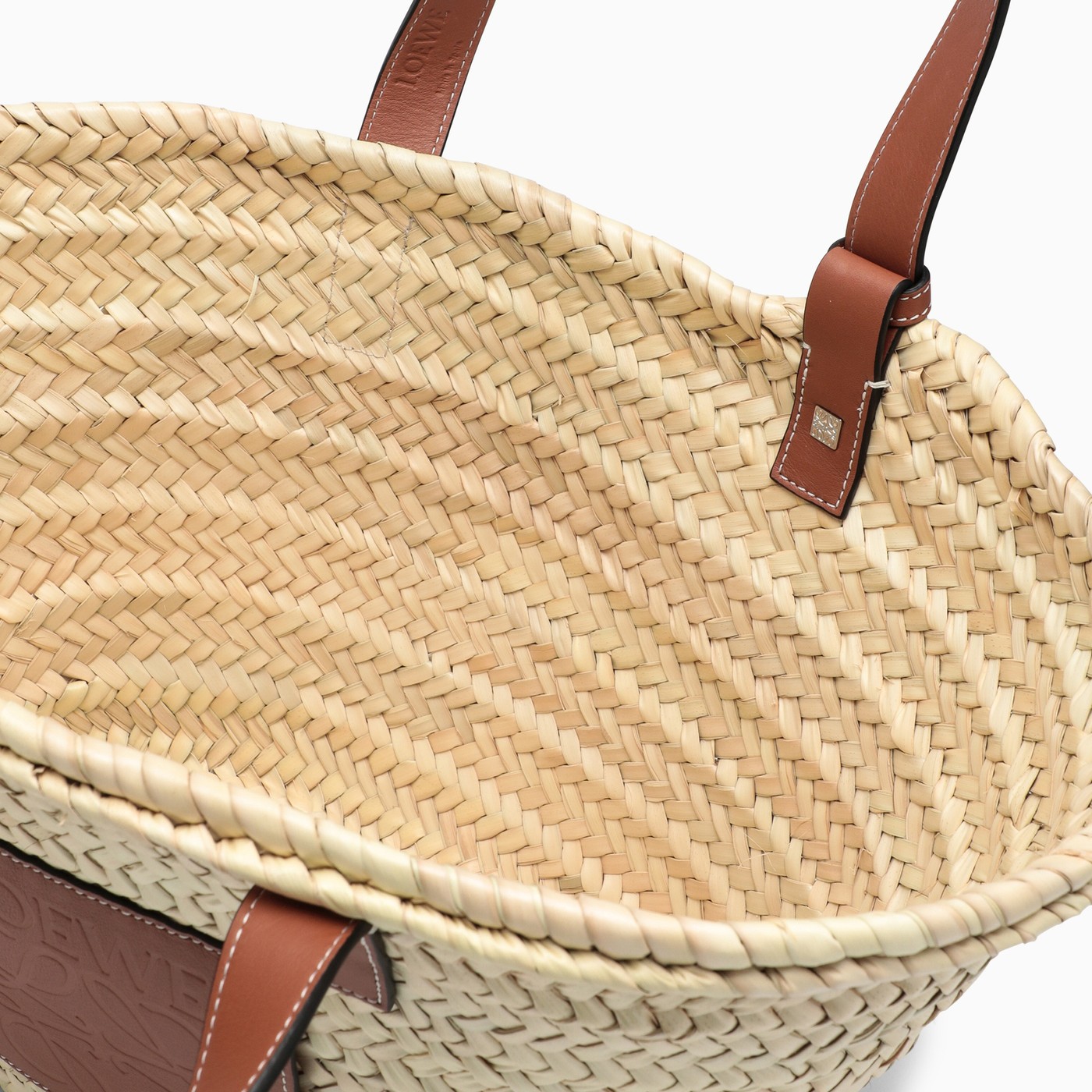 Loewe Natural straw and leather bag TheDoubleF