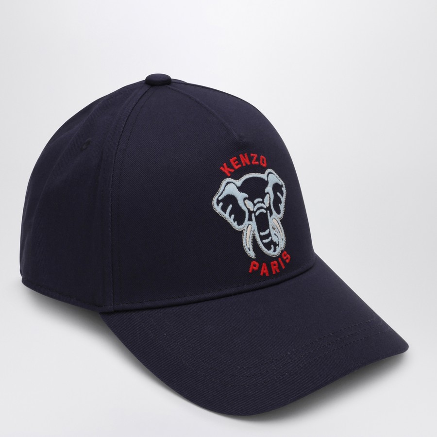 KENZO Navy blue baseball cap with logo | TheDoubleF