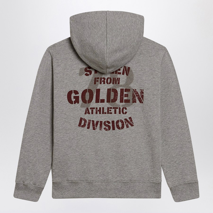 Golden Goose Grey cotton zip sweatshirt | TheDoubleF