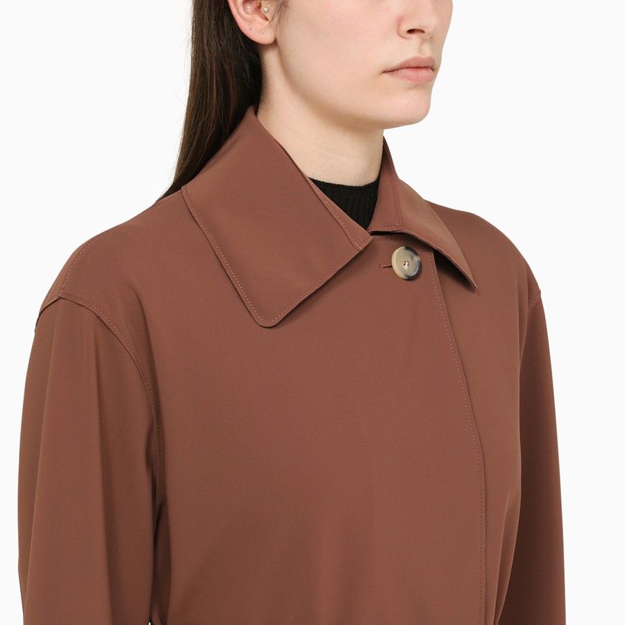 ジャケット Harris Wharf London Trench-coat marron a double boutonnage a Harris Wharf London Trench-coat marron à double boutonnage