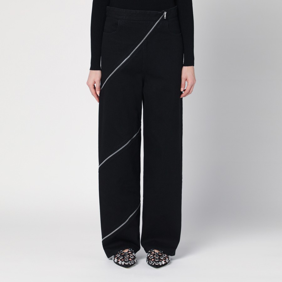 ボトムスその他 Alaia Black zip spiral jeans Alaïa Black zip spiral jeans | TheDoubleF