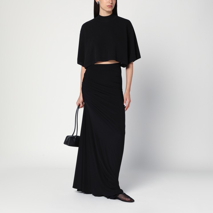 Dolce&Gabbana Black gabardine wool pencil skirt | TheDoubleF