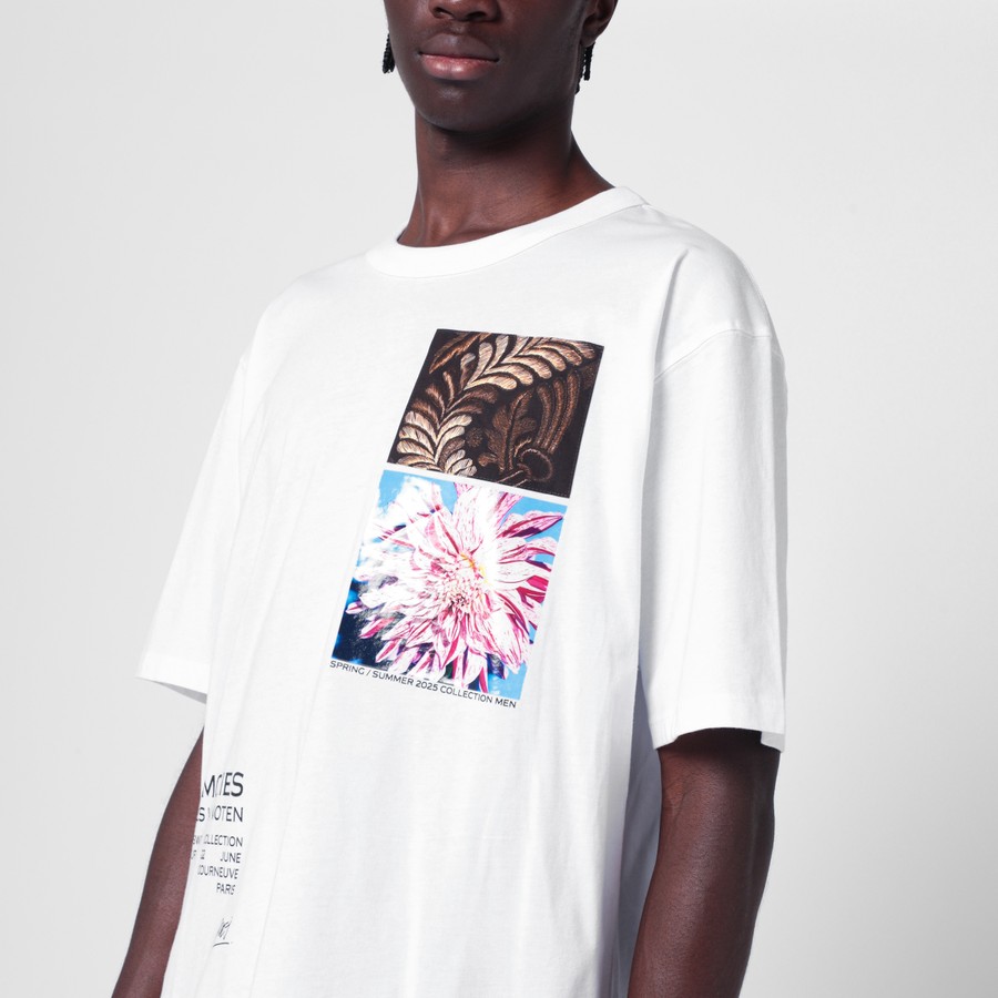 Tシャツ・カットソー DRIES VAN NOTEN Women Tops 2510111311600 001 WHITE Casio cotton shirt in white - Dries Van Noten | Mytheresa
