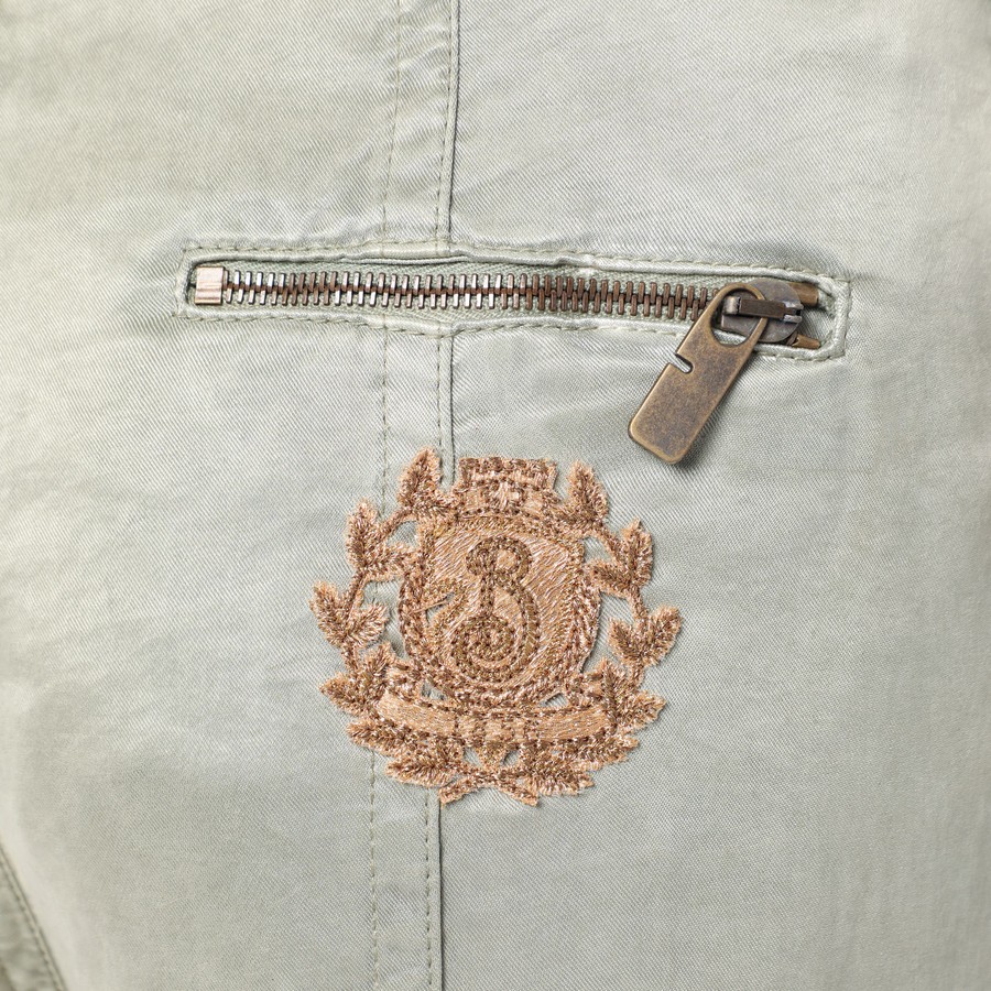 パンツ Burberry Lyocell Trousers With B Crest Patch Burberry Trousers with B Shield emblem in lyocell | TheDoubleF