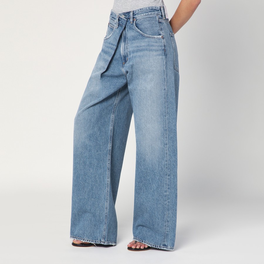 デニム・ジーパン AGOLDE FW25 'Vana Fold' jeans (A2411183 MSHAK) Vana Fold Jean in Milkshake – AGOLDE