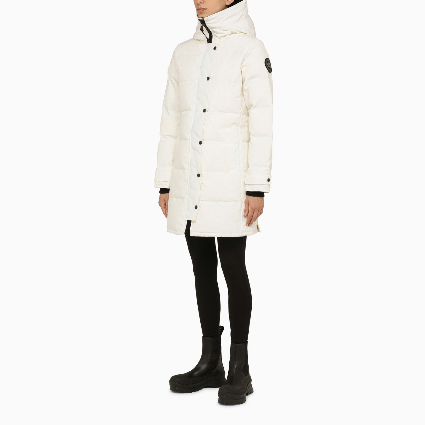 Canada Goose White Shelburne parka | TheDoubleF