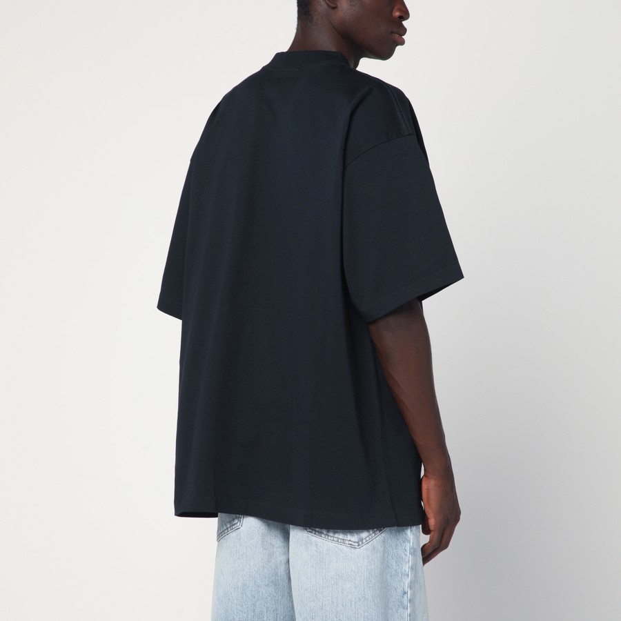 Balenciaga Faded black Nano BB Medium Fit T-shirt | TheDoubleF