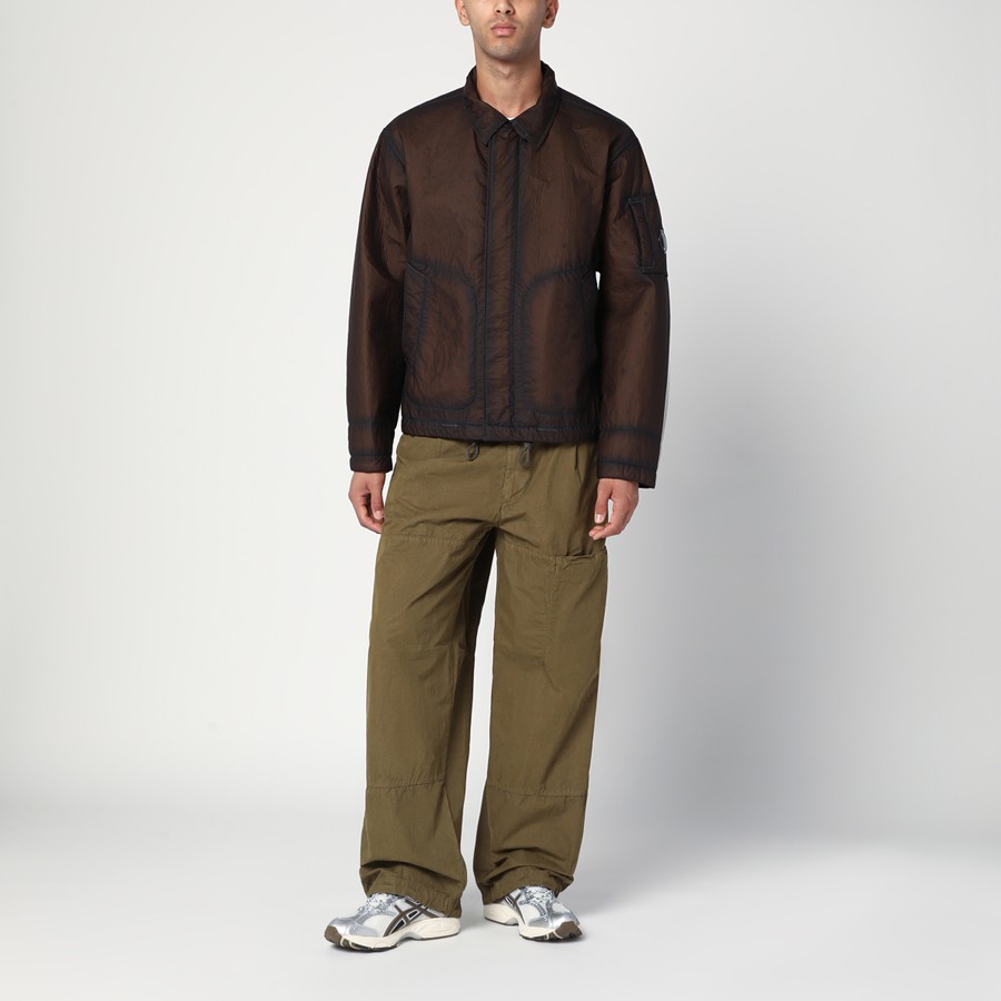 ジャケット・アウター C.P. COMPANY faded puffer jacket brown Adidas CP SPZL Puffer Jacket