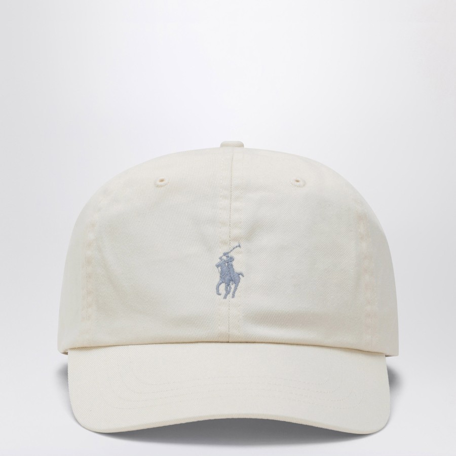 キャップ Polo Ralph Lauren White Baseball Cap With Logo Polo Ralph Lauren White baseball cap with logo | TheDoubleF