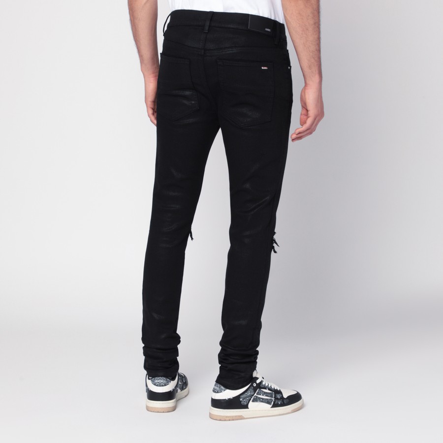 デニム・ジーパン AMIRI SS25 \"MX1 WAXED\" JEANS (AMDNSY1113 BLACKWAX) WAX MX1 JEAN - Black | AMIRI